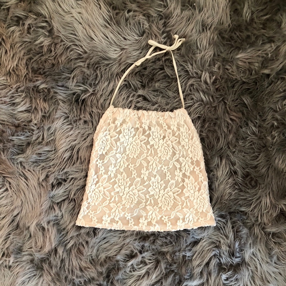 Halter crop top